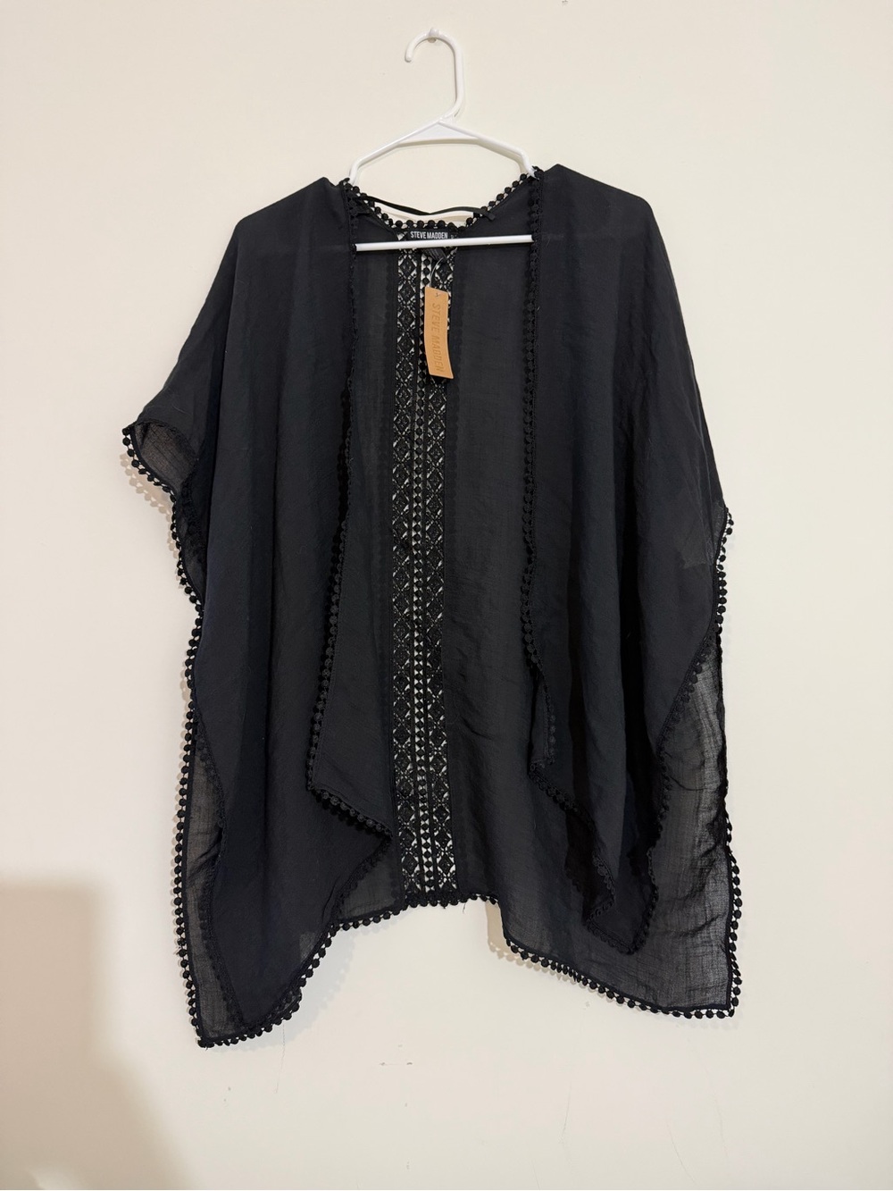 NWT Black Steve Madden Cover Up